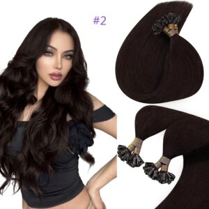 Nails hair ( Keratin) #2 ( Mörkbrunt)